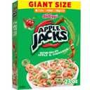Kelloggs Apple Jacks Breakfast Cereal, Kids Snacks, Family Breakfast, Giant Size, Original, 23oz Box (1 Box)