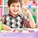 KUKANTST Poke-in Animal Crafts for Kids Ages 4-8, Mess-Free DIY Paper Art Activities, Classroom Prizes, Christmas Stuffers, Birthday Gifts Toys for Boys and Girls 4 5 6 7 8 9 10 Year Old