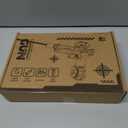 WaRiot Automatic Electric Squirt Gun for Adults Kids, Automatic Squirt Gun with 26FT Range, Super Blaster Soaker High Capacity Pistol for Beach Swimming Toy LED Electric Water Gun (1BK) (Black)