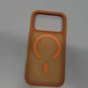 Miracase Magnetic for iPhone 17 Pro Case 6.3" with Screen Protector, [Compatible with MagSafe] Military-Grade Protection, Anti-Fingerprint, Slim Thin Phone Case for 17 Pro Cover, Orange