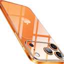for iPhone 17 Pro Max Slim Case,Paper-Thin Transparent Finish Skin Back Case [Non Yellowing] Ultra Protective Cover with Camera Protection 6.9 Inch (Clear)