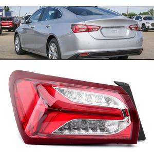 LED Tail Light For Chevy Malibu 2019-2022 Rear Taillight Outer Assembly Left Driver Side