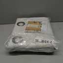 60 Inch Wide Linen Blackout Curtains for Living Room/Bedroom 84 Inch Length 2 Panels, Total Black Out Thermal Insulated Soundproof Grommet Boho Window Drapes White Liner for Modern Farmhouse, Natural