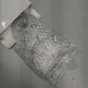 Moxweyeni 2 Pcs Crystal Moon Stand Adjustable Metal Crystal Display Holder Moon Shaped Small Display Easel Stands for Gemstones Geodes Mineral Agate Home Office Decor (Silver)