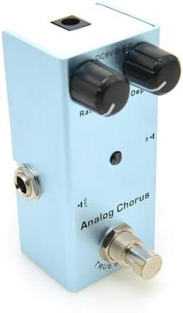 MUSIKLAN Electric Guitar Effects Pedal Mini Single Type DC 9V True Bypass (Analog Chorus)