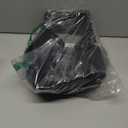 Woven Basket,Small Rope Storage Bin with Handles & Ribbon Bag, Organizer for Shelves Closets,Gift Basket Empty for Birthday,Books,Dog Toys, Black/2 Pack