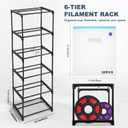 3D Printer Filament Storage Rack 5 Tier with 20 Vacuum Storage Bags