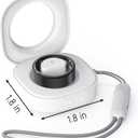 Smart Ring with Charge Box for Women Men Health Ring Sleep Heart Rate Blood Pressure Oxygen Tracking Step Counting Family Care Long Battery Life IP68 Compatible with iOS Android (Black, 8)