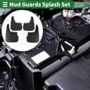 Motoforti Mud Flaps Splash Guards Mud Guards for Chevrolet Suburban/Tahoe 2015-2019 W/Mount Accessories