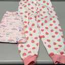 MOEMOE BABY Waterproof Diaper Pants for Potty Training 2 Packs Nighttime Diaper Short for Toddler Boys and Girls (5-7 Year, Strawberry)