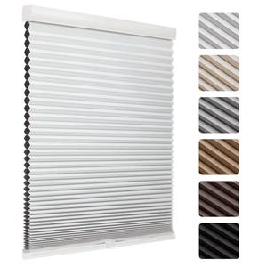 MYshade Cordless Blackout Cellular Shades, 1.5" Honeycomb Window Blinds for Bedroom & Nursery, Thermal Insulated, Noise Reducing, Privacy Shades, Inside or Outside Mount (35.5" W x 72" H, White)