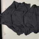 Period Underwear Heavy Flow Women 30ML Absorbent Leak Proof Panty Postpartum Pants Menstrual Panties Briefs (Black, XL)