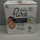 Pampers Pure Protection Baby Diapers, Size 1 (8-14 lbs), 132 Count, Up to 100% Leakproof, Premium Plant-based Skin Protection, Hypoallergenic Soft Diapers