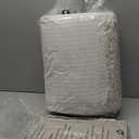 Queen Comforter Set - 7 Pieces Beige Gauze Muslin Bedding Sets for All Seasons, Lightweight Breathable Bed in a Bag Queen with Revesible Farmhouse Comforter, Sheets, Pillowcases & Shams