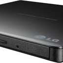 LG GP65NB60 8X USB 2.0 Super Multi Ultra Slim Portable DVD Writer Drive +/-RW External Drive with M-DISC Support - Black