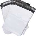 Large Poly Bags for Shipping [100 Pack] Water Resistant Self Sealing Package Mailing Envelopes #4 (10" x 13")