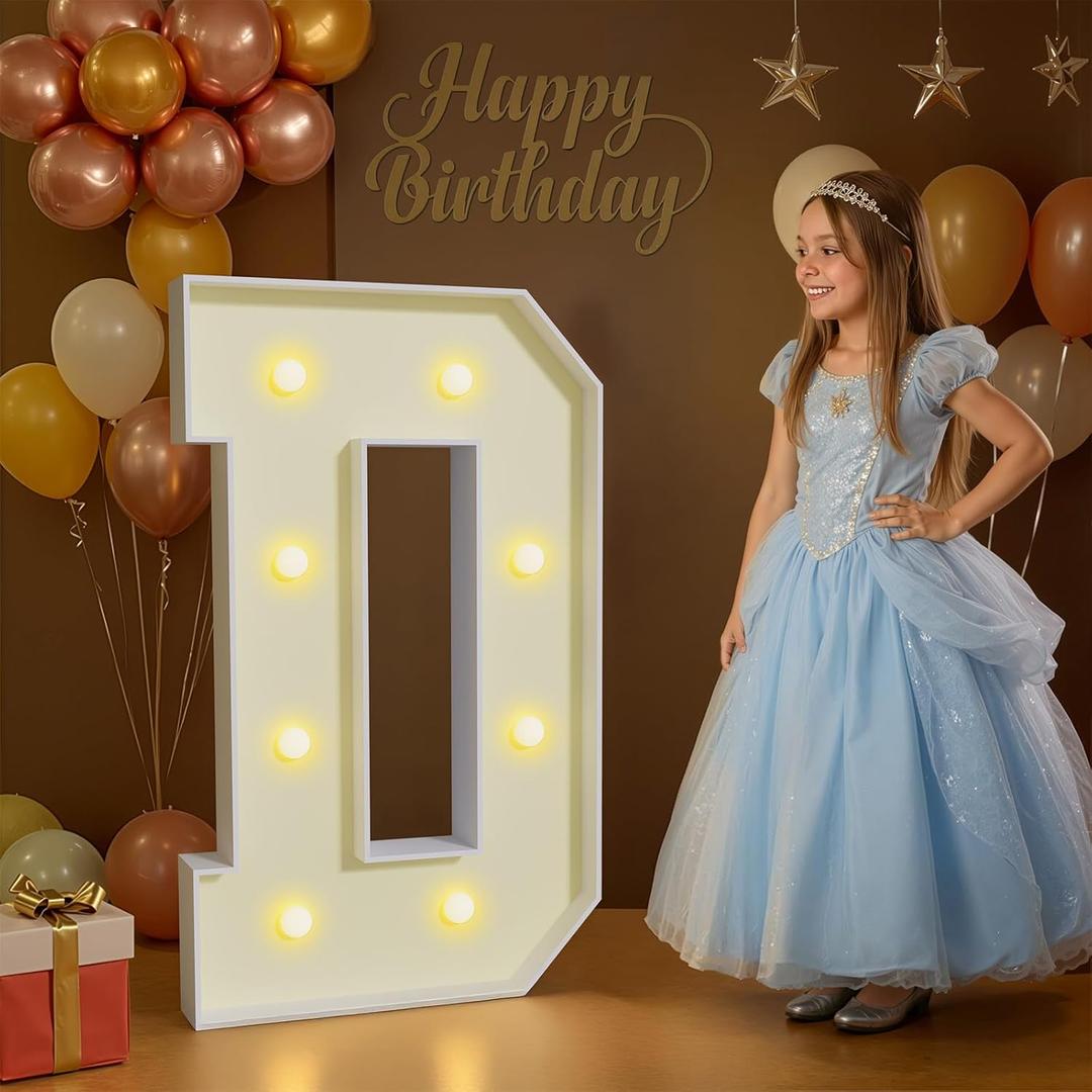 Marquee Letters Large Light Up Letters D for Birthday Party Decor Wedding Graduation Decorations, 2.3FT Marquee D Signs for Marry Me Proposal Prom Valentine's Day Gender Reveal Anniversary Decor