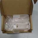 Clear Adhesive Hooks for Shower Wall Shaver Holder Razor Holder Storage Holders for Phone, Bathtub Organizers and Storage Shower Hook Kitchen Organizer for Razor Plug Towel (Clear-4pcs)