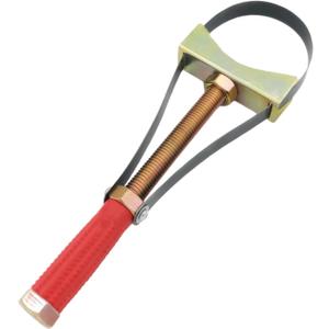 Adjustable Oil Filter Removal Tool,Heavy Duty Oil Filter Wrench,Fits for larger vehicles,Fits for larger size oil filters,large truck/large tractor/Excavators etc,Adjustable Strap 9-15 cm Diameter