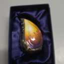 Small Urns for Human Ashes Keepsake, Cremation Urn for Ashes for Women & Men, Yellow Butterflies Teardrop, Mini Decorative, Butterfly and Lavender, Brass Miniature Urn - Little Tear Drop