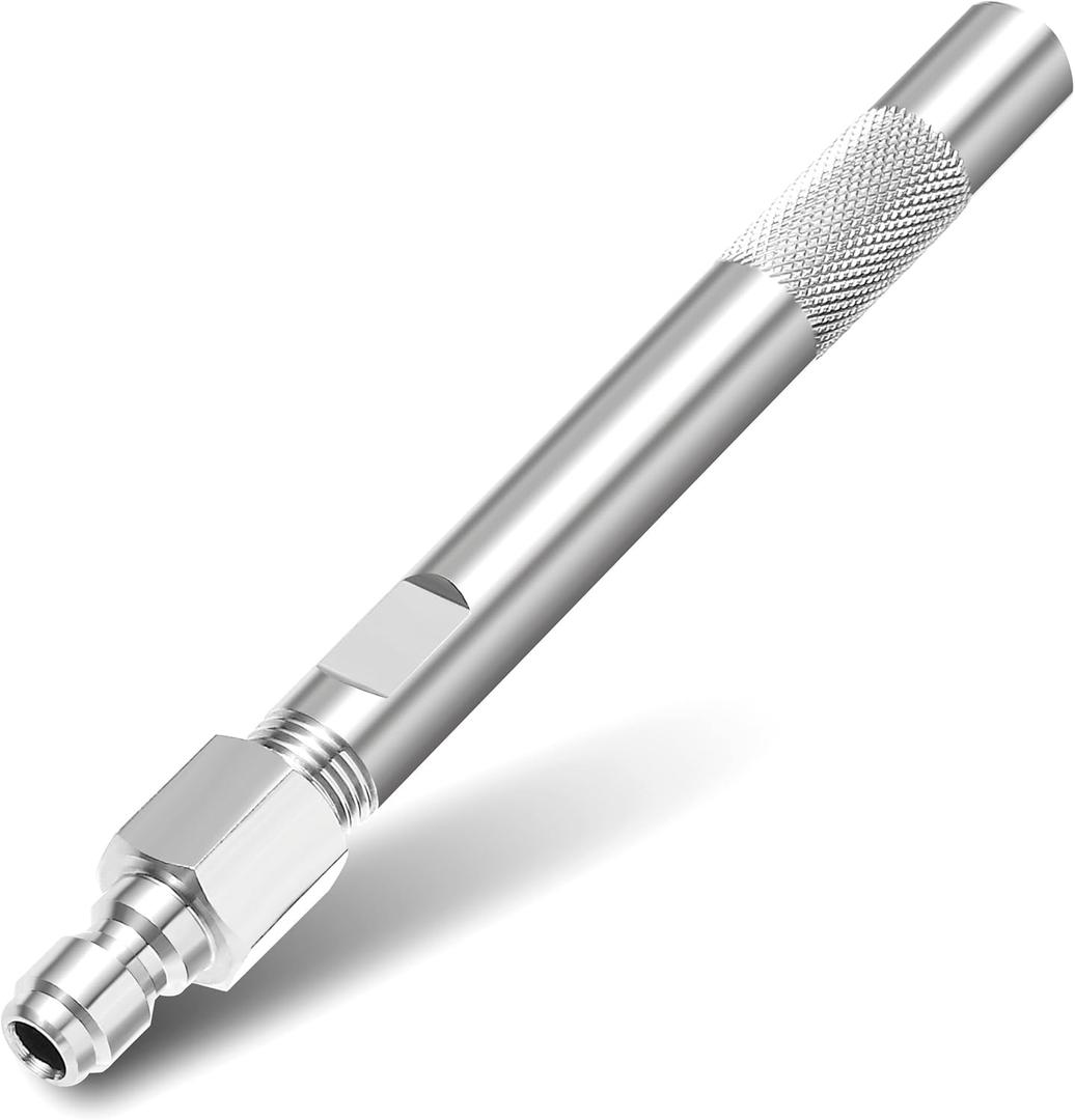 JOEJET Pressure Washer Long Range Chemical Nozzle, Shooter Tip Power Washer Compatible with Ladder Saver for 1000 to 6000 Psi Pressure Washing, 1/4 Quick Connect, 3.5-6 GPM