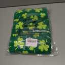 AEUEFUEA 3 Pack Green Shamrock Cotton Towels Set, 25" L x 16" W Hand Towels for Kitchen and Bathroom, Soft Absorbent Holiday Home Dcor