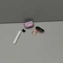 TATOFY Cover for AirPods Pro 4th Generation Case with Lock Clip Cleaner Kit Slim Hard AirPod 4 Lock Case Compatible with MagSafe (Gray Purple)