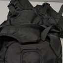 Pawaboo Pet Dog Front Carrier Backpacks, Legs Out Pet Carrier Backpack for Dogs, Adjustable Dog Chest Carriers Purse for Small Medium Dogs Hands Free for Travel Hiking Cycling Camping, L, Black