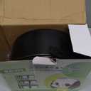 Dog Crate Water Bowl Hanging,2 Pack Stainless Steel Water Food Bowl No Spill for Crate Cage,Kennel Bowls Mountable Coop Cup for Dogs Cats Puppy Rabbit (L(7.1"x2.8"+6.3"x2.6"), Solid Black)