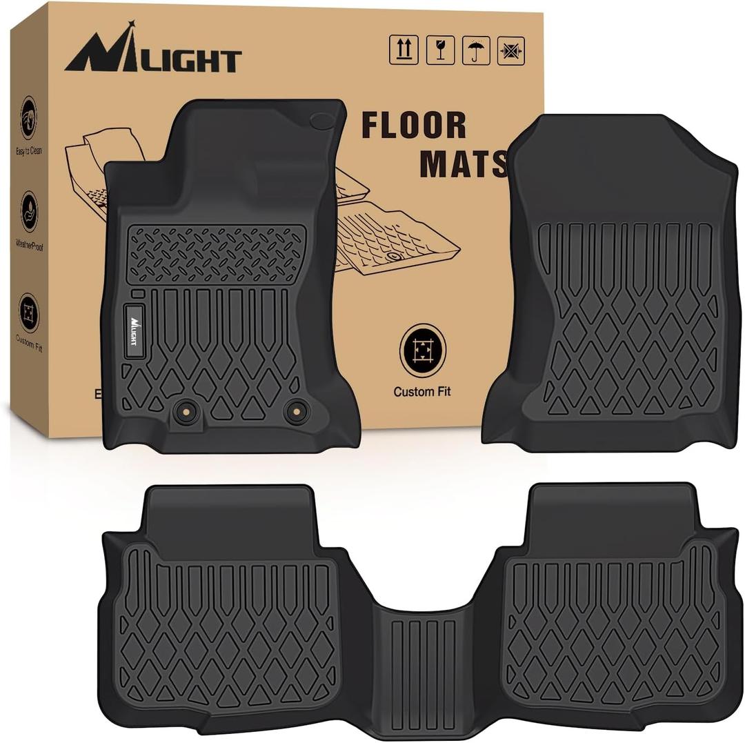 Nilight TPE Floor Mats for Subaru Outback Legacy 2020 2021 2022 2023 2024 2025 2026,All Weather Custom Fit Heavy Duty Floor Liners