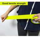 BOMEI PACK Heavy Duty Colored Packing Tape with Dispenser 1.88 Inch x 60 Yards (Yellow) 6 Rolls, 2.4 mil Industrial Grade Packaging Tape for Shipping, Moving, Mailing & Storage