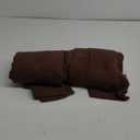 MIULEE Chocolate Brown Linen Curtains 84 Inches Long 2 Panels for Bedroom Living Room, Soft Thick Linen Textured Window Drapes Semi Sheer Light Filtering Grommet Top Burlap Look Dark Brown Decor (52"W x 84"L (Pack of 2))