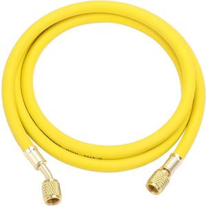Hromee AC Refrigerant Hose, 60 Inch HVAC Charging Hose with 1/4 SAE Flare, 800 PSI Working Pressure for Air Condition System