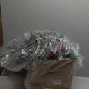 2 Pack 24 Inch Lighted Outdoor Christmas Tree with Dual Color LED Lights, Remote Control Battery Operated Pre-lit Pathway Urn Filler, Christmas Porch Decorations for Home, Porch & Yard (Snow White)