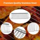 Utheer Universal Grill Warming Rack for Nexgrill 720-0830H 720-0888 720-0958B 720-0882A 720-0896 720-0830X 720-0888N 720-0925P Stainless Steel Adjustable Rack for Nexgrill Gas Grill Replacements