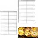 Upgraded WB48T10095 Oven Racks Replacement 23.8 * 17.3 Inch Compatible with GE Hotpoint Oven Stove Wire Rack Replace AP5665850, 2629419, PS6447646, WB48K0001, WB48K0003, WB48K0004, WB48K1 (2 Pack)