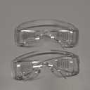 Visitor Clear Safety Glasses for Men/Women | ANSI Certified Eye Protection Glasses and Protective Eyewear | Anti-Scratch Coating and Wrap Around One-Piece Design Work Glasses - 1 Pair