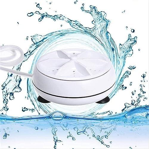 Portable Washing Machine, Mini Ultrasonic Washing Machine 3 in 1 Dishwashers Ultrasonic Waves Suitable for Home, Business, Travel, College Room, RV, Apartment (3.5IN)
