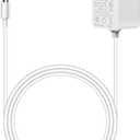 Baby Swing Charger for Kmaier,Munchkin,Larex,Jaoul,Babybond Swing,5V 1.5A Power Cord Replacement for Kidsview,Ezebaby,Napei,Gopanda,Nova,Bellababy Swing and More,6.7FT/OEM/White.