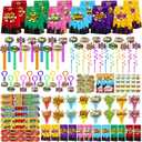 220PCS Hero Party Favors Kit Birthday Supplies Includes Goodies Bags, Straws, Bubble Wands, Notebook & More Perfect for Party Decorations & Pinata Fillers