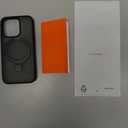 TORRAS Upgraded 360 Spin Magnetic Stand for iPhone 15 Pro Case, Fit for MagSafe, Built-in Kickstand & Ring Holder, Mil-Grade Protective Soft Edge Translucent Case for iPhone 15 Pro, Black 6.3