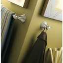 Moen Preston Collection Chrome 24-Inch Single Bathroom Towel Bar, Wall Mounted Hanger for Bath or Kitchen, DN8424CH