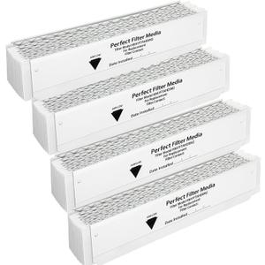 4 Packs,BAYFTAHEXM2 Merv 13 Filter Replacement for Trane Perfect Fit 5 Filter Media, 20"x 25"x 5" Merv 13 Expandable Filter media Compatible with Trane BAYFTAHEXM2