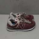 New Balance Women's 574 Core Sneaker (Burgundy-white)