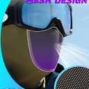 Balaclava Ski Face Mask for Men Women-Breathable Winter Cold Weather Gear Thermal Shiesty for Skiing Motorcycle Outdoor Work (Black)