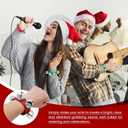 8 PCS Christmas Wrist Bells, Wrist Band Jingle Bells Percussion Instruments Musical Rhythm Toys for Chrismtas Party Favors Decorations