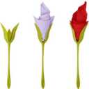 Set Of Rose Napkin Holders, Origami Flower Tools, Made Of ABS, Green, Suitable For Romantic Wedding Table Settings And Party Decorations (10PCS)