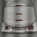 Makeup Organizer Skincare Organizers - Cosmetic Display Cases with Transparent Cover, SkinCare Organizers for Bathroom Countertop, Bedroom Vanity Desk, Lipstick Organizer, White