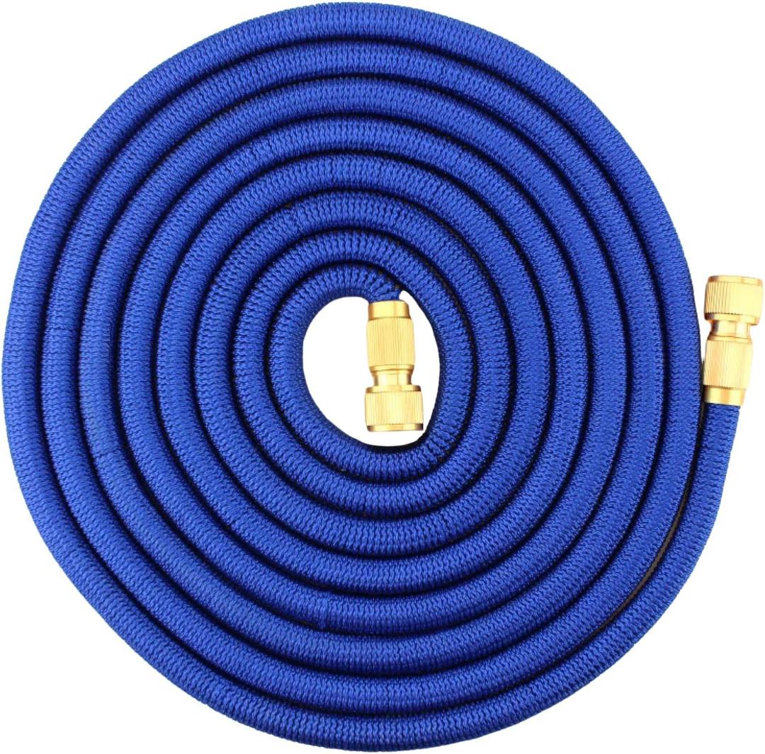 Blue water pipe for home garden 3x retractable water pipe (15m)