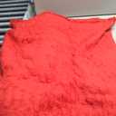 BEDELITE Fleece Throw Blanket for Couch & Bed - 3D Jacquard Decorative Red Blanket, Super Soft and Cozy Warm Fuzzy Blanket All Seasons Suitable, 50x60Inches